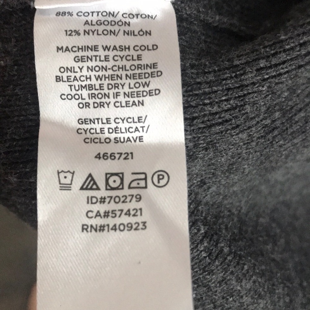 Loft Outlet Gray Two Pocket Collared Cardigan Coat - image 6